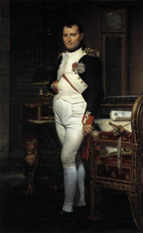 Jacques Louis David "Napoleone nel suo studio" 1812