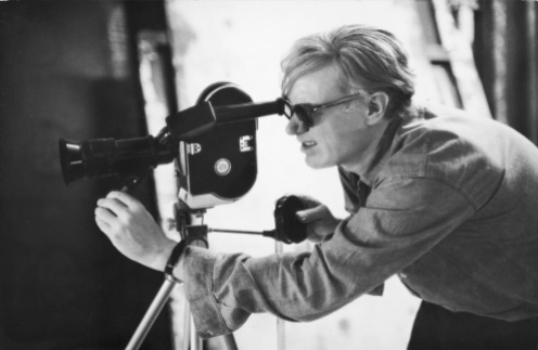 Andy Warhol Lines Up A Shot